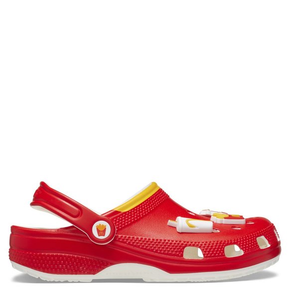 Crocs Classic x McDonalds Low Mens Casual Clogs Red 209858-90H NEW Sz 10 - Picture 3 of 8